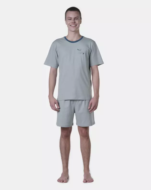 Pijama manga curta e short         