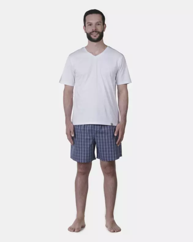 Pijama manga curta e short