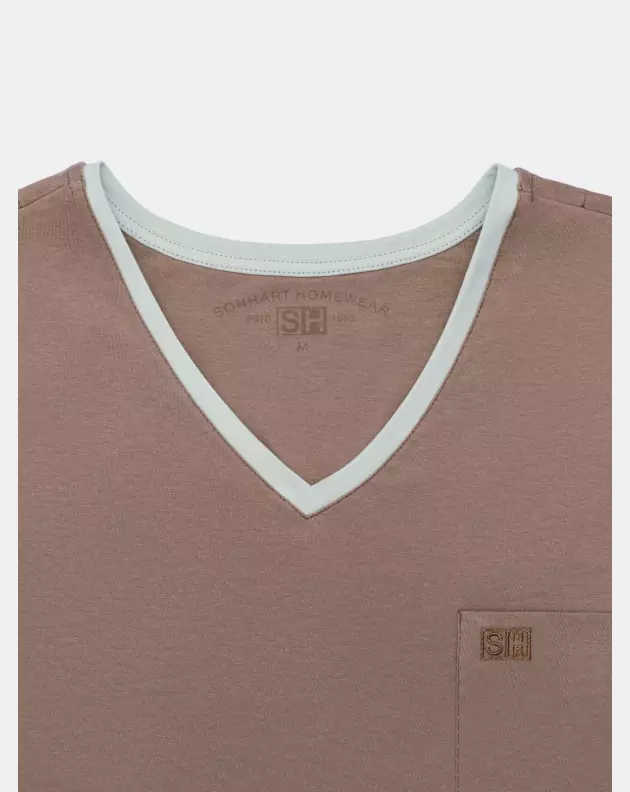 Pijama clássico manga curta e short