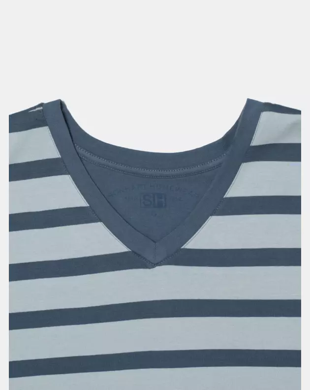 Pijama Masculino Adulto Manga Curta e Short Decote V