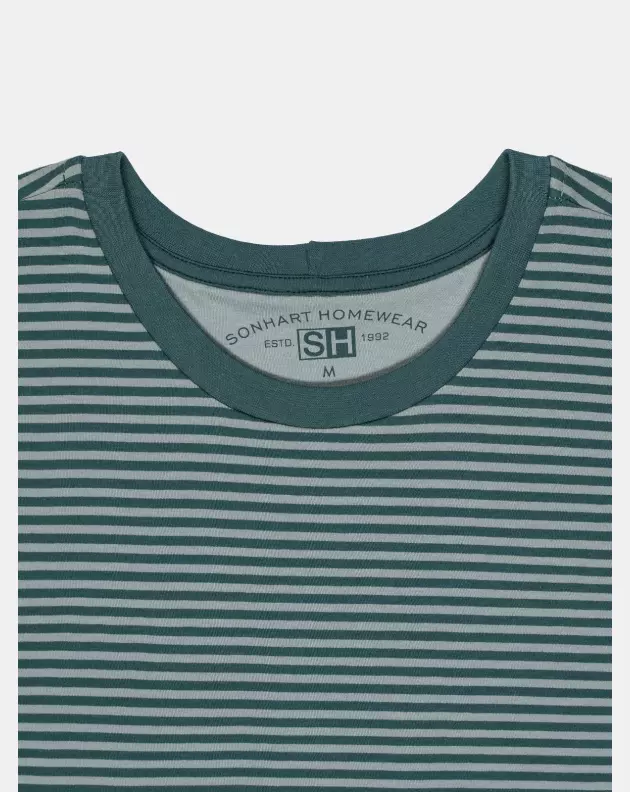 Pijama Masculino Adulto Manga Longa Listras e Calça