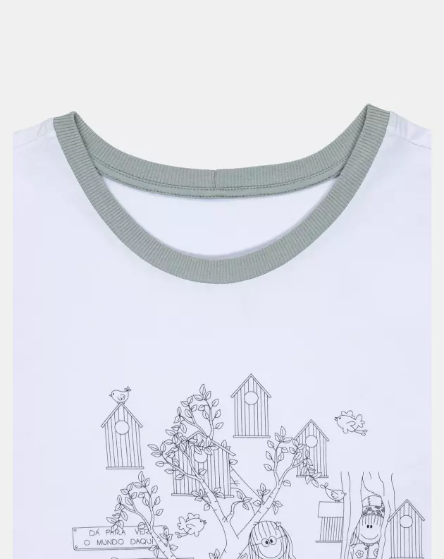 Pijama Masculino Adulto Manga Longa e Calça Com Punhos