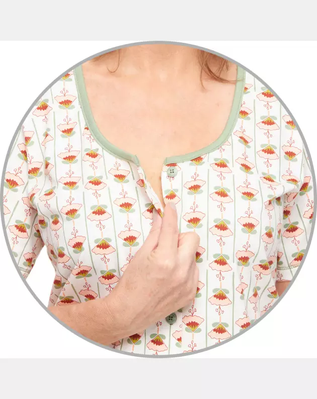 Conjunto Feminino Adulto Manga Curta e Bermuda