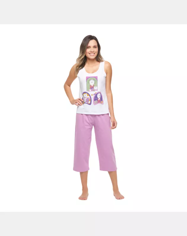 Conjunto Feminino Adulto Regata e Corsário