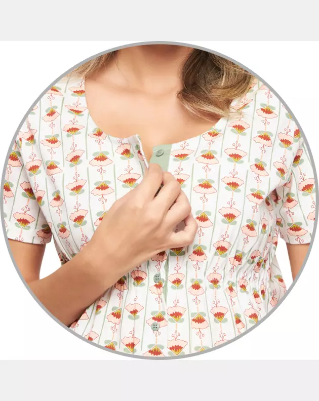 Homewear gestante manga curta e corsário          