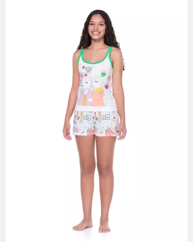 Conjunto Feminino Adulto Regata e Short