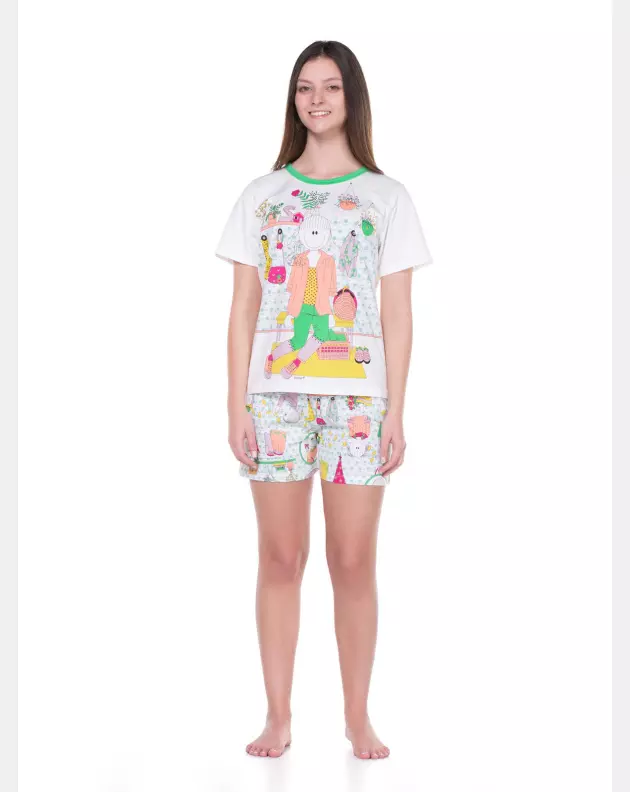 PIJAMA MANGA CURTA E SHORT