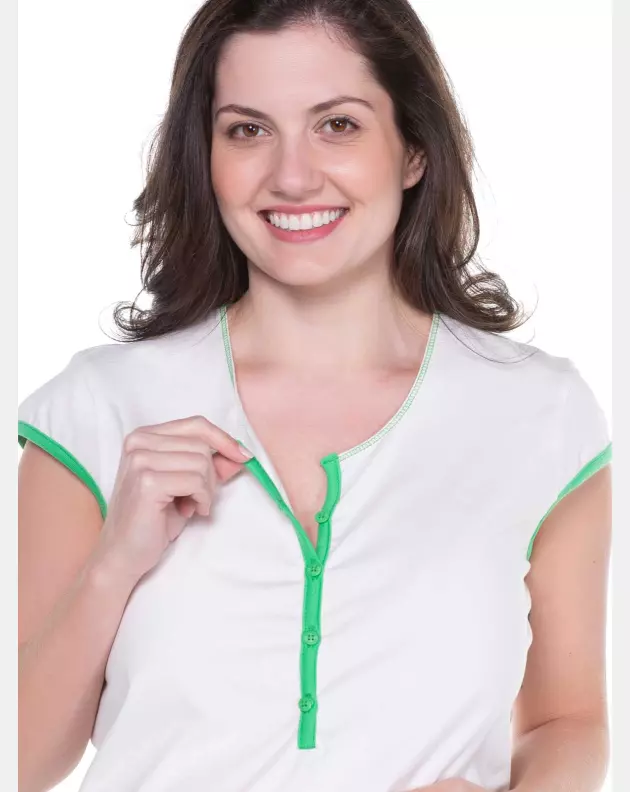 Homewear gestante manga curta e short  
