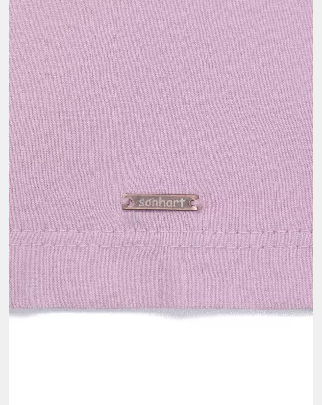 Pijama Feminino Adulto Manga Curta e Bermuda