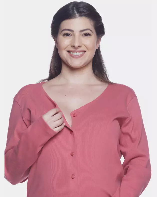 Homewear gestante manga longa e calça