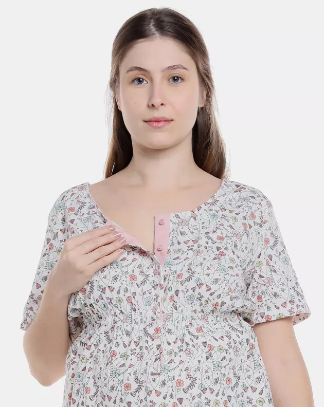 Homewear gestante manga curta e corsário