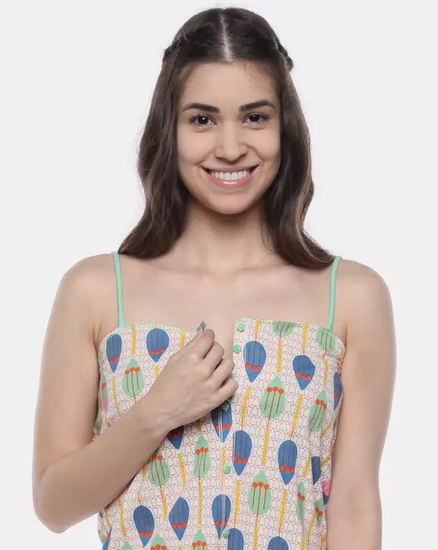 Pijama Feminino Adulto Alça e Short