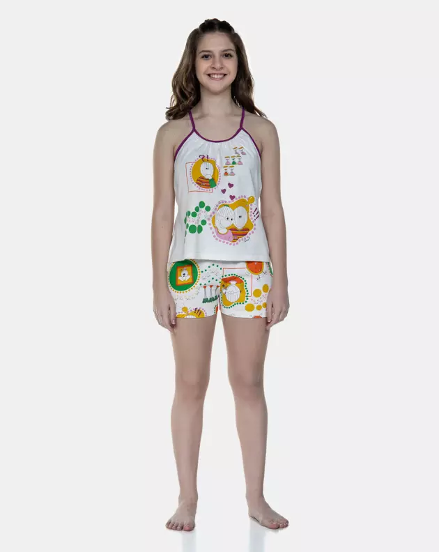 Pijama Alça e Short