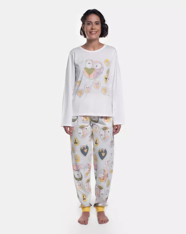 Pijama Manga Longa e Calça
