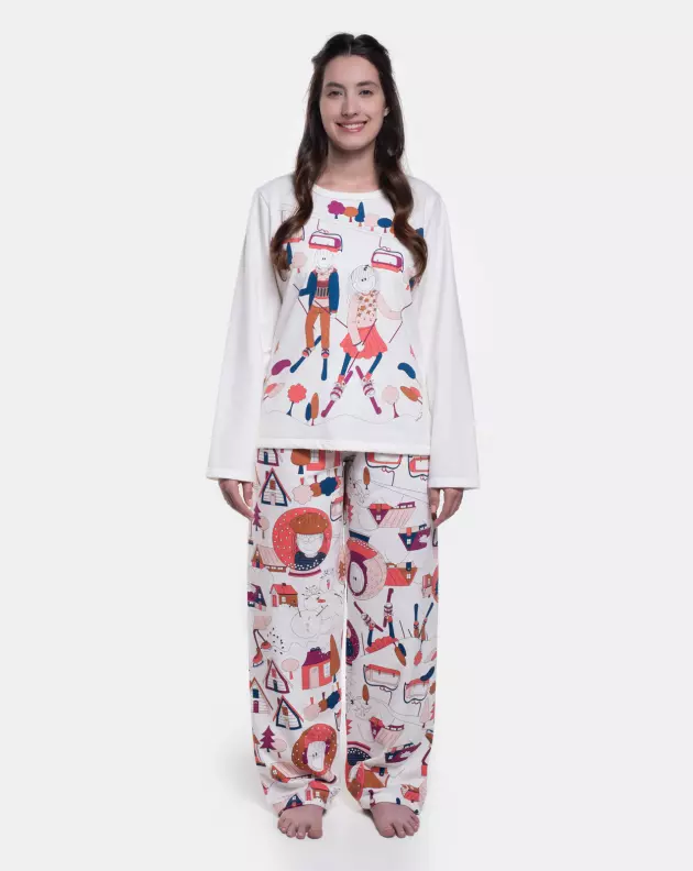 Pijama Manga Longa e Calça