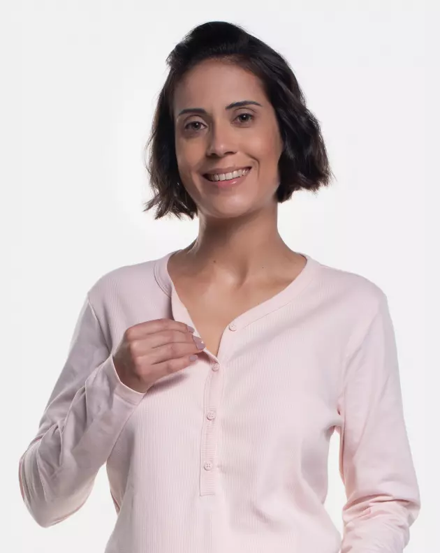 Homewear Gestante Manga Longa e Calça