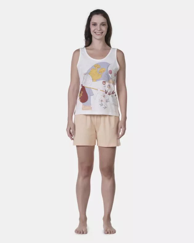 Pijama regata e short    