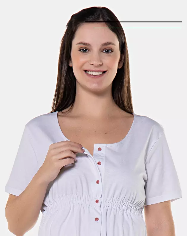 Homewear gestante manga curta e short