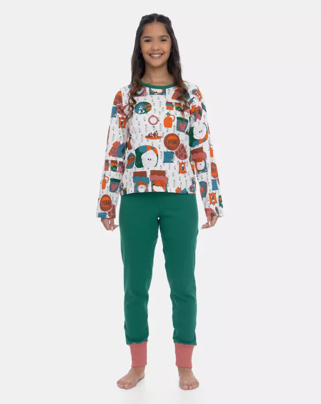 Conjunto de Pijama Feminino Longo | Sonhart Loja Online