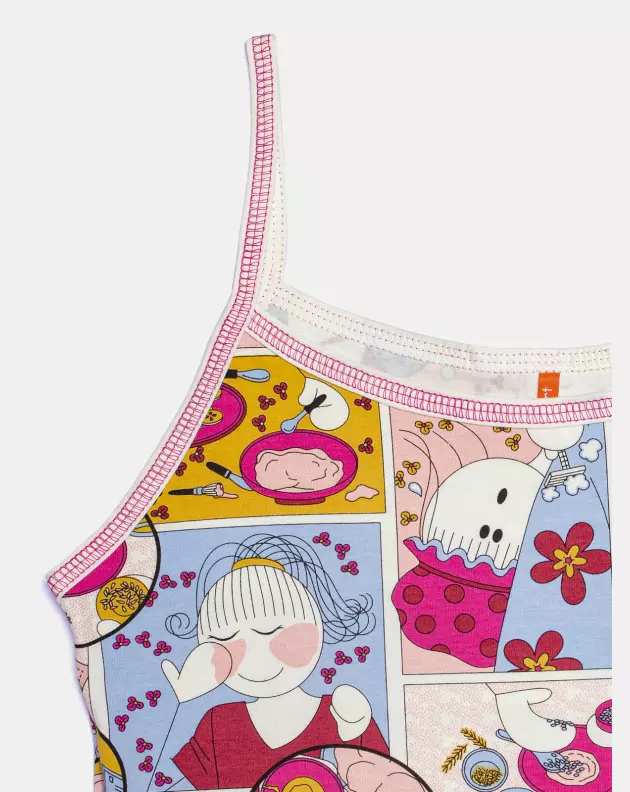 Pijama Feminino Adulto Alça e Short