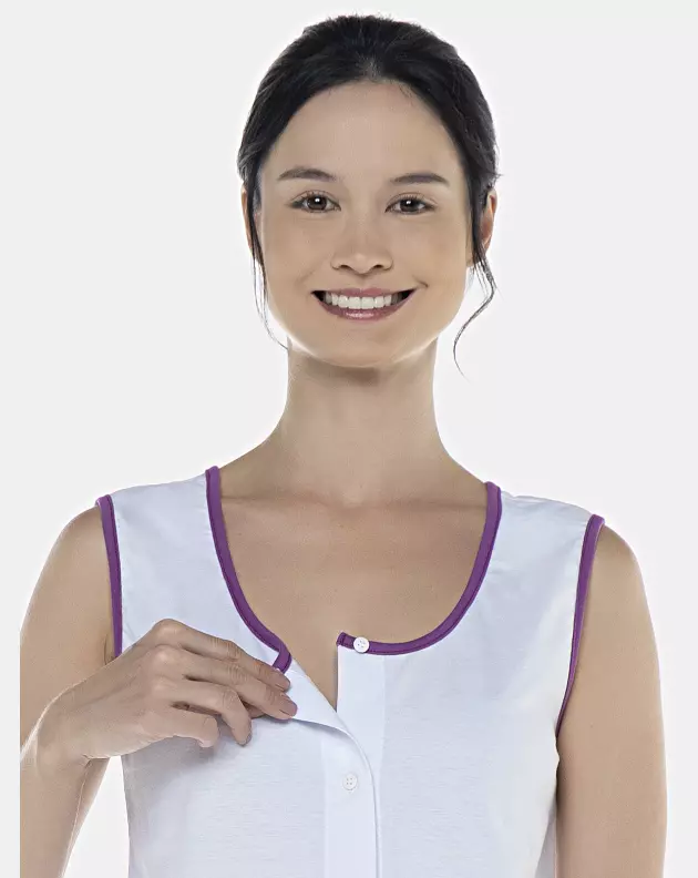 Pijama Feminino Adulto Regata Aberta e Short