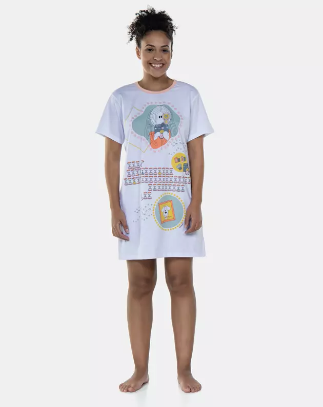 Camisão Manga Curta