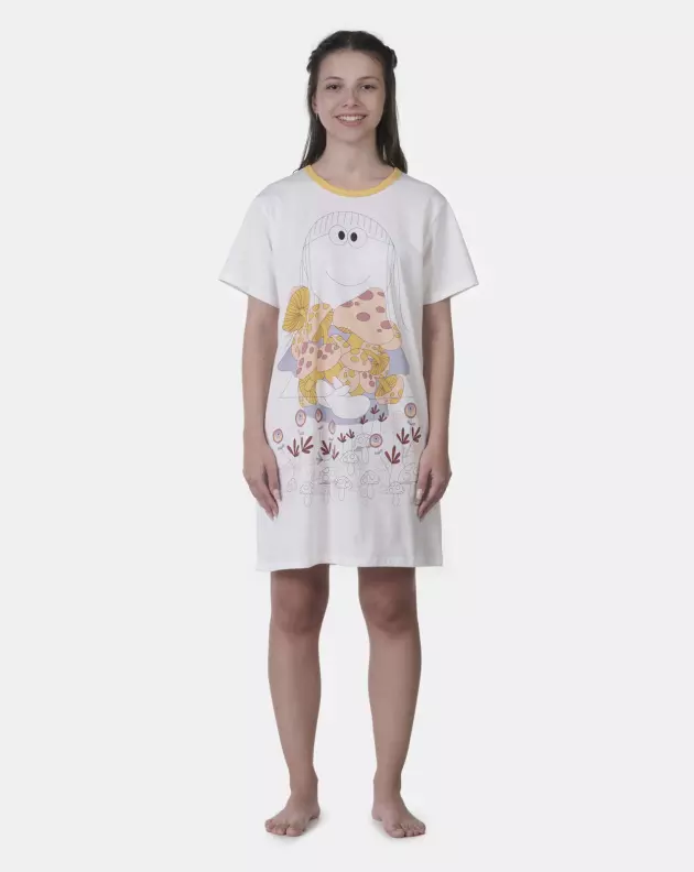 Camisão manga curta                      