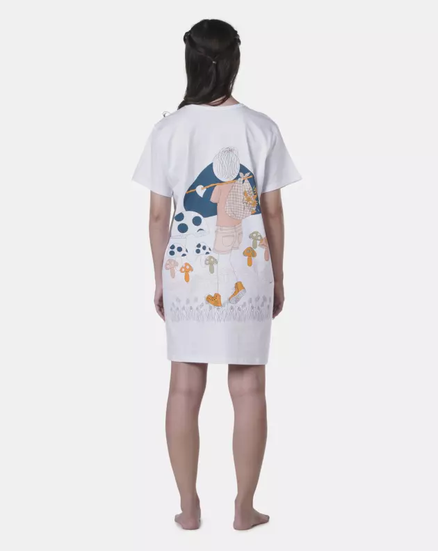 Camisão manga curta         