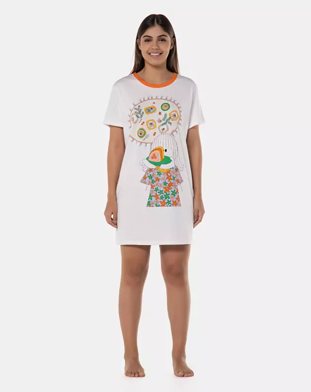 Camisão manga curta 