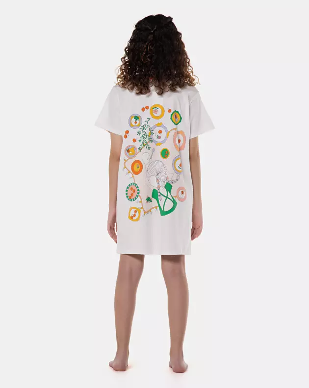 Camisão manga curta        