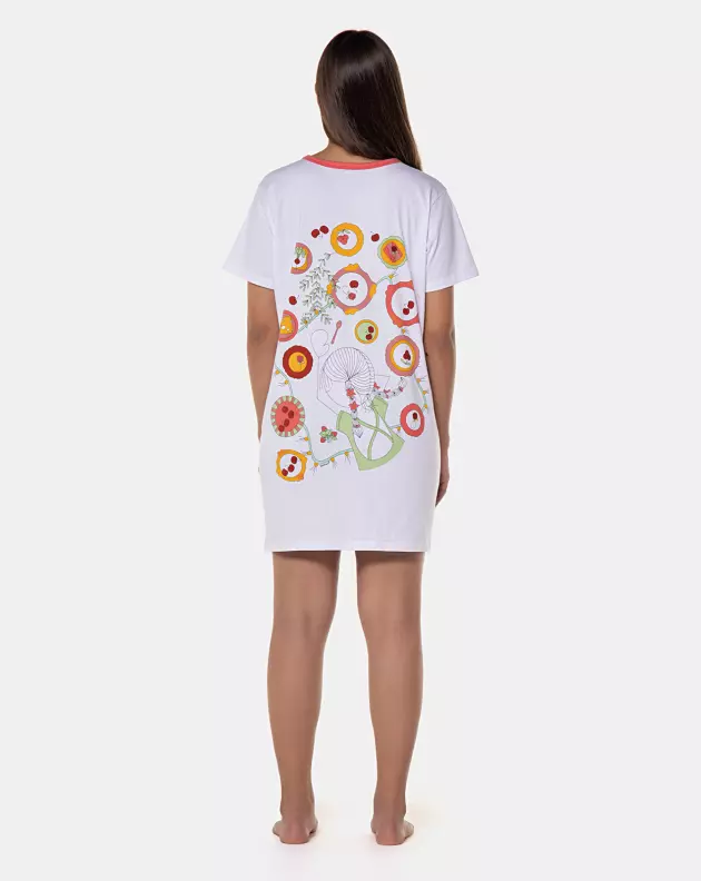 Camisão manga curta        