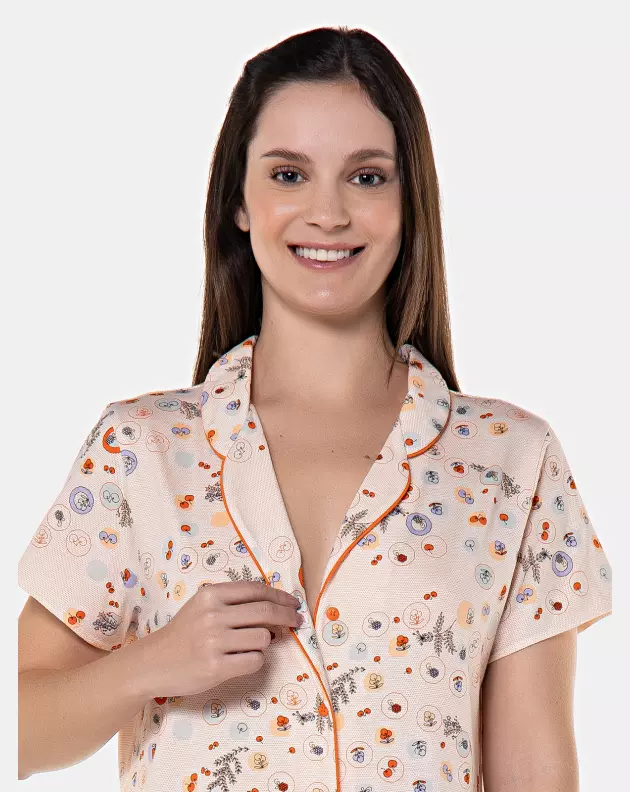 Homewear camisola manga curta  