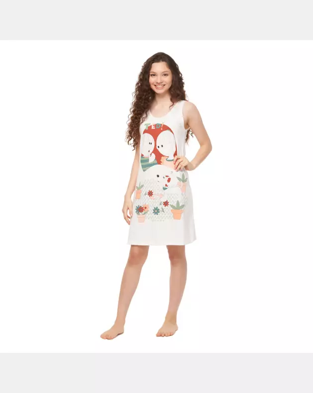 Camisola Feminino Adulto Regata Acinturado
