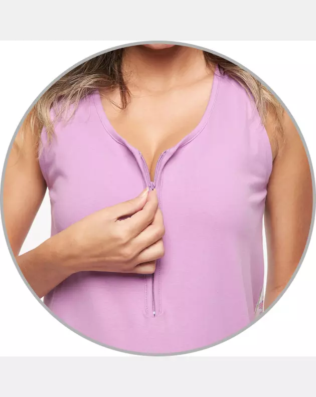 Homewear camisola gestante regata