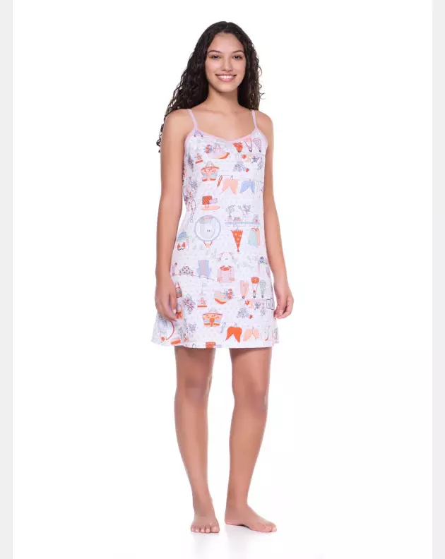 Camisola Feminina Adulto Alça