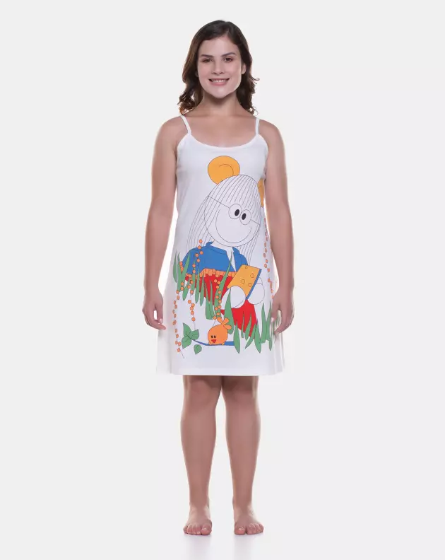 Camisola Feminina Adulto Alça