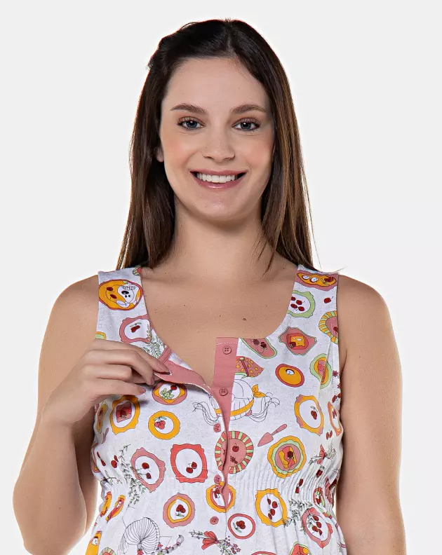 Camisola gestante regata 