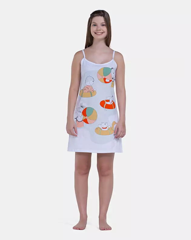 Camisola Feminina Alça Fina Estampada Sonhart