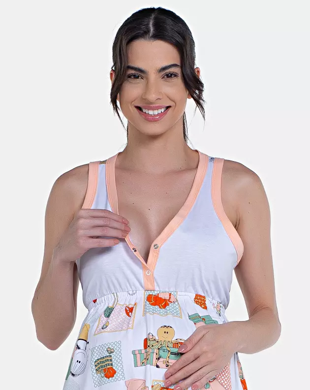 Homewear Gestante Camisola Regata