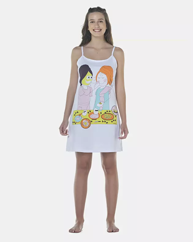 Camisola Feminina Adulto Alça