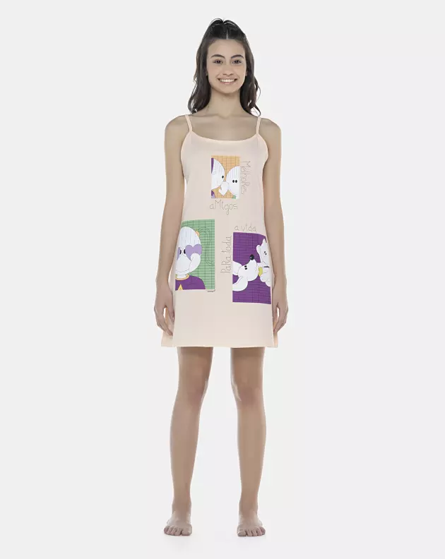 Camisola Feminina Adulto Alça
