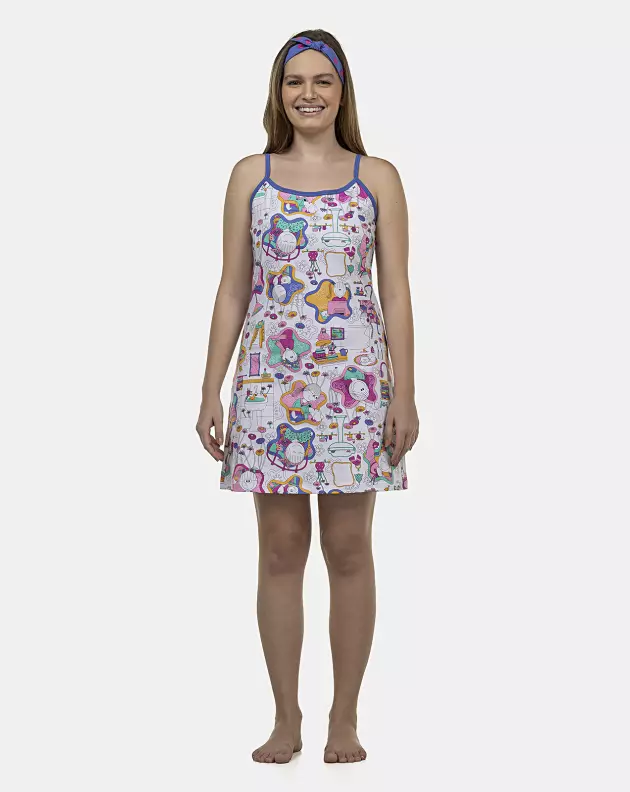 Camisola Feminina Adulto Alça