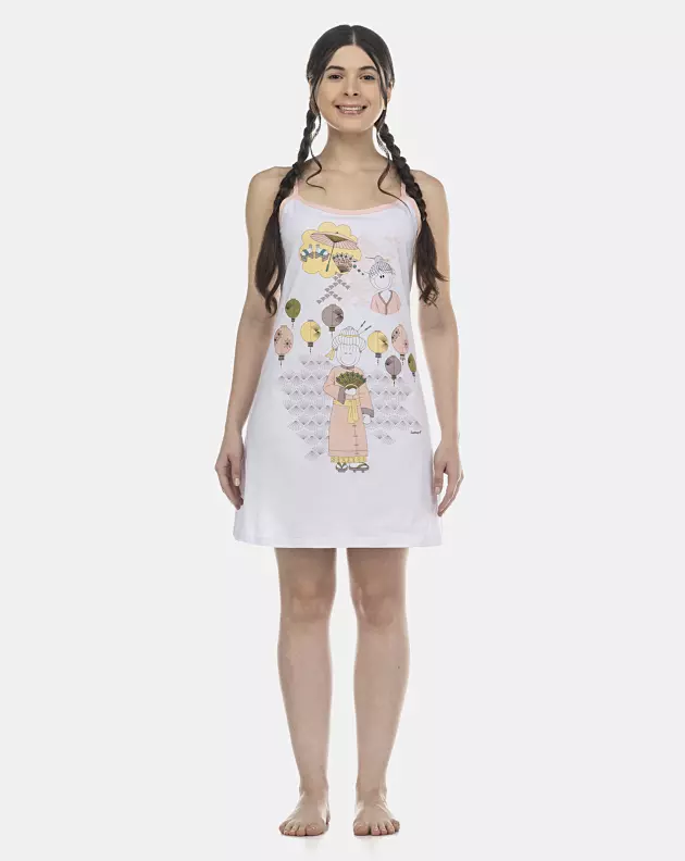 Camisola Feminina Adulto Alça