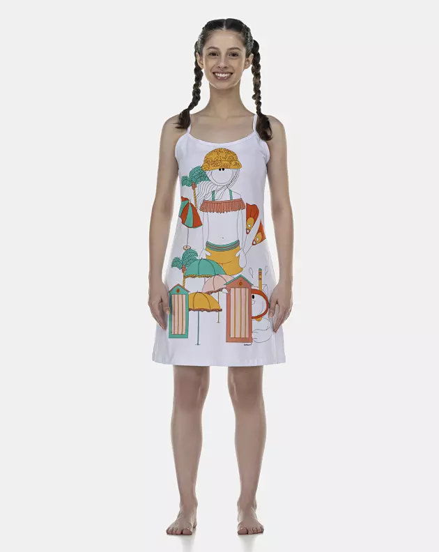 Camisola Feminina Adulto Alça