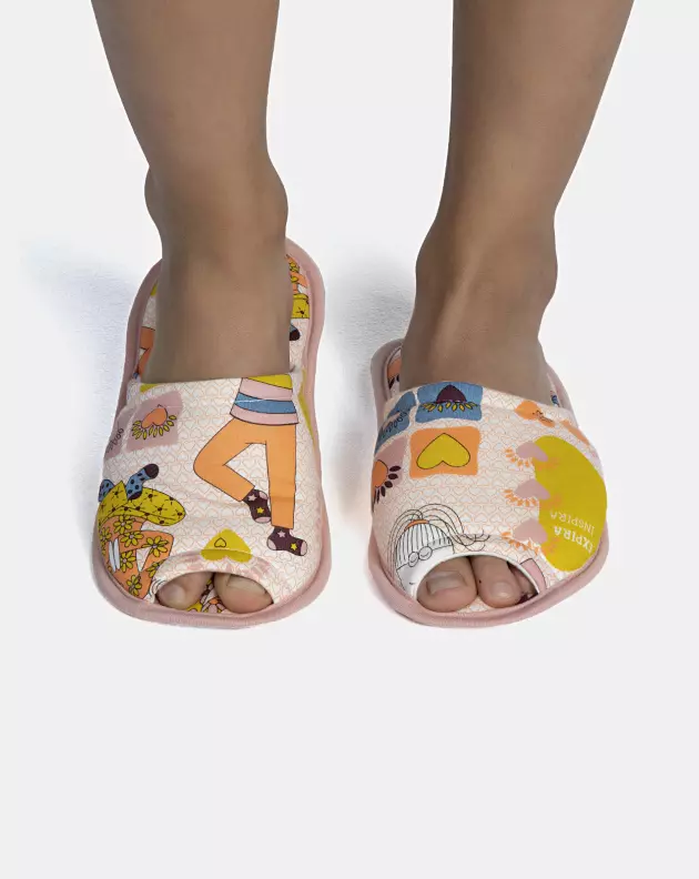 Pantufa Feminina Adulto Com Abertura
