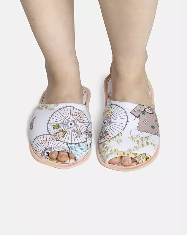 Pantufa Feminina Adulto Com Abertura