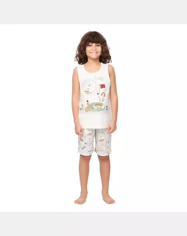 Pijama regata e bermuda