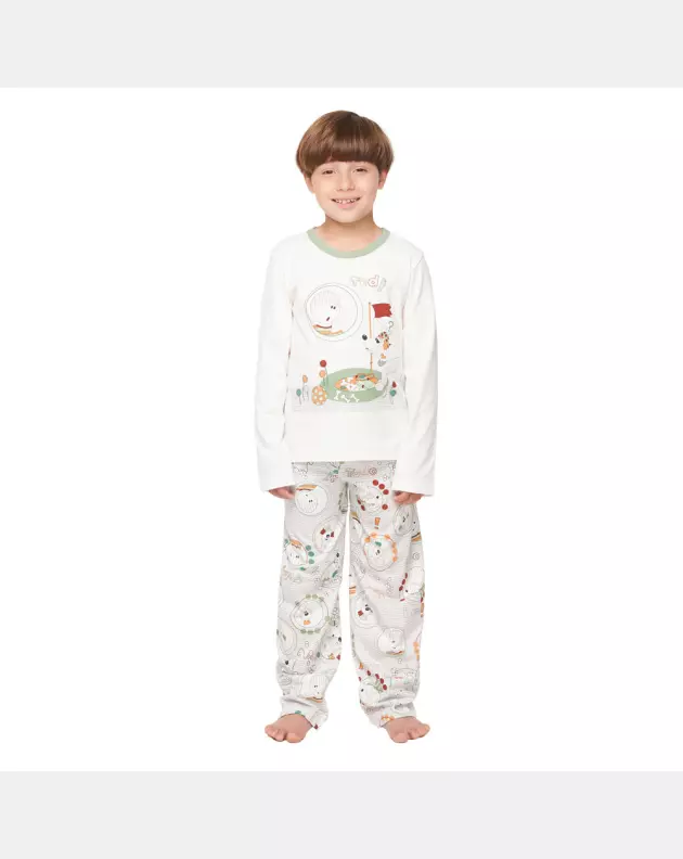 Pijama manga longa e calça