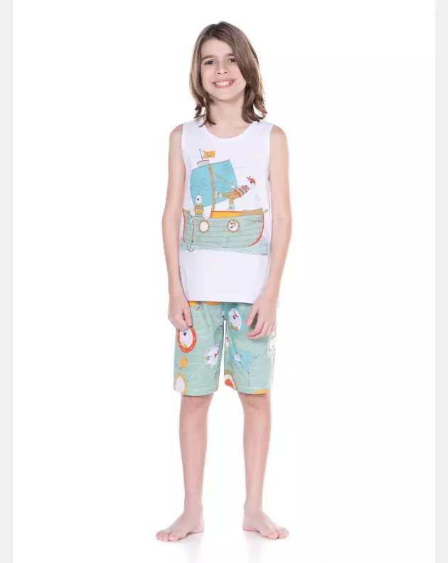 PIJAMA REGATA E BERMUDA