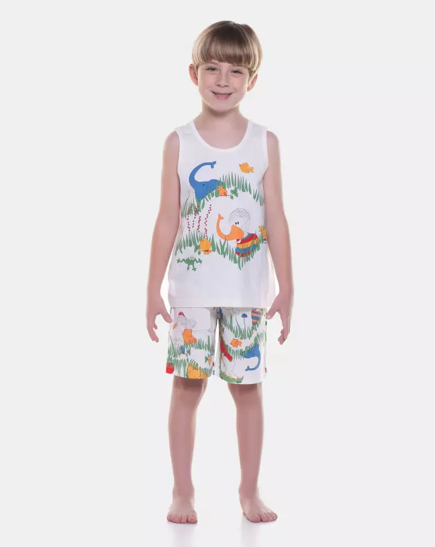 Pijama regata e bermuda